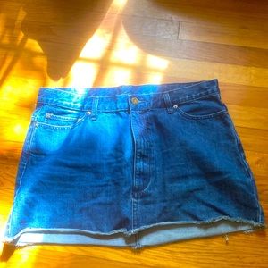 Free People Denim Skirt Size 12